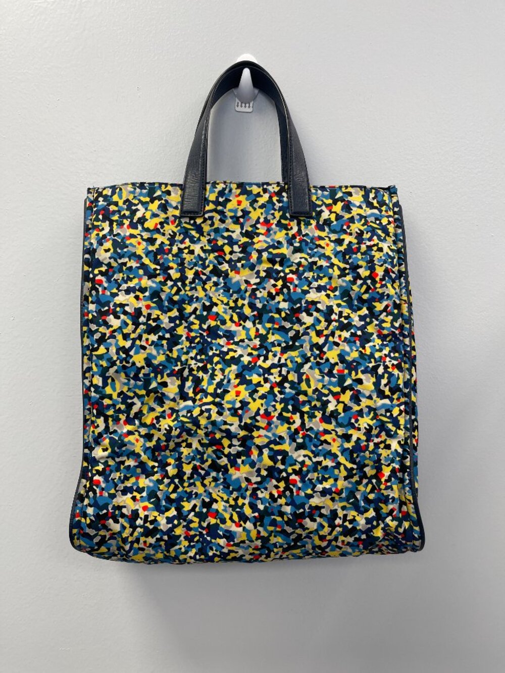 Fendi Monster Nylon Confetti Tote w/ Leather Trim, authentic! - Picture 2 of 15